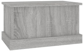 Caixa de arrumação 50x30x28 cm derivados madeira cinza sonoma