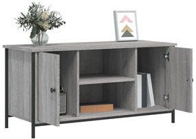 Móvel de TV 100x40x50 cm derivados de madeira cinzento sonoma