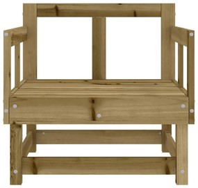 Cadeiras de jardim 2 pcs madeira de pinho impregnada