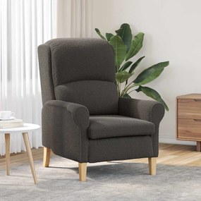 vidaXL Poltrona Ergonómica Cinza Escuro