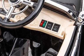 Carro elétrico para crianças Mercedes-Benz 540K controle remoto, bateria 12V14AH, motor 4 X, assento em couro sintético, rodas EVA, Bluetooth, USB, su