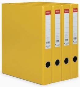 Conjunto de Pastas de Arquivo L.60mm Amarelo Almaço PP/Papel Avalon 330x260x160