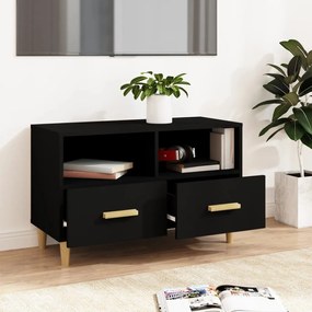 Móvel p/ TV 80x36x50 cm derivados de madeira preto