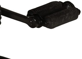 Bancos de bar 2 pcs couro de cabra genuíno preto e castanho