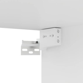 8 pcs conjunto de móveis de TV derivados de madeira branco
