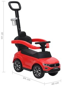 Carro de passeio Volkswagen T-Roc vermelho