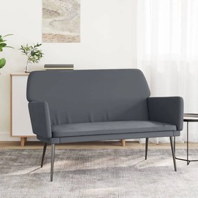 351383 vidaXL Banco 108x79x79 cm veludo cinzento-escuro