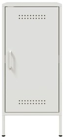 Aparadores 2 pcs 36x39x79 cm aço branco