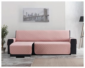 Capa de Sofá Chaise Longue Acolchoada (Cor Pastel)