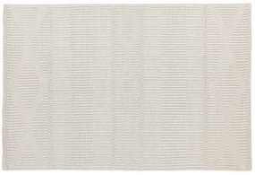 Tapete de lã creme claro 160 x 230 cm LAPSEKI Beliani