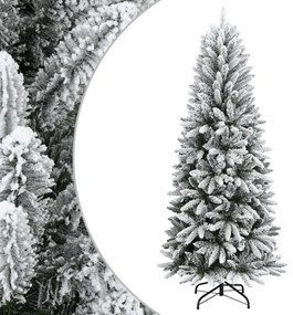 Árvore de Natal artificial com neve PVC & PE 120 cm
