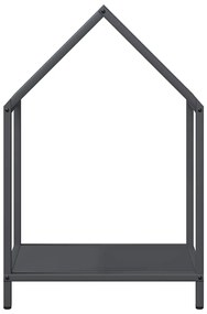 Suporte para lenha 40x25x60 cm aço laminado a frio antracite