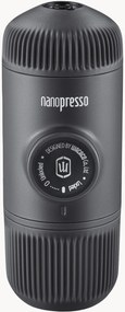 Máquina de café expresso portátil com estojo protetor rígido Nanopresso, conjunto de 9