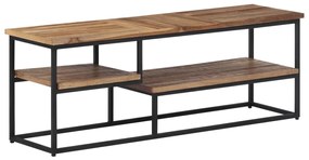 Móvel de TV 110x30x39 cm teca recuperada maciça