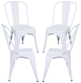 Pack 4 Cadeiras Torix - Branco