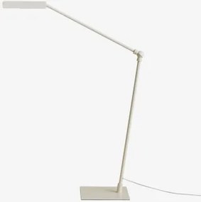 Candeeiro De Mesa Led Em Metal Valtyn Branco - Sklum