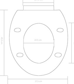 Tampo de sanita fecho suave com design remoção rápida branco