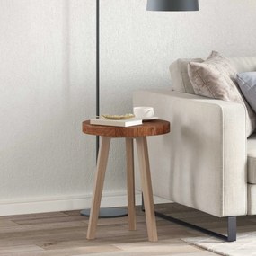 vidaXL Tampo de Mesa Marrom Claro Ø 40 x 4 cm