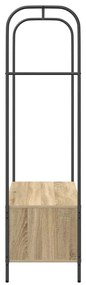 Cabideiro com prateleiras Carvalho Sonoma 100x44x160 cm