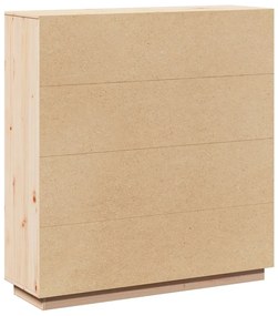 Aparador alto 110,5x35x117 cm pinho maciço