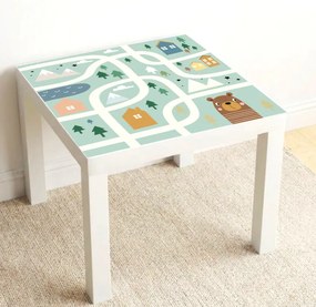 Autocolante de mesa IKEA LACK - Floresta escandinava