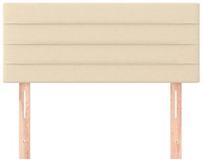 Cabeceira de cama tecido 100x5x78/88 cm creme