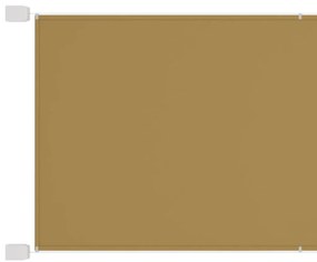 vidaXL Toldo vertical 180x420 cm tecido oxford bege