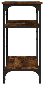 Mesa de apoio 35x30x60 cm derivados de madeira carvalho fumado