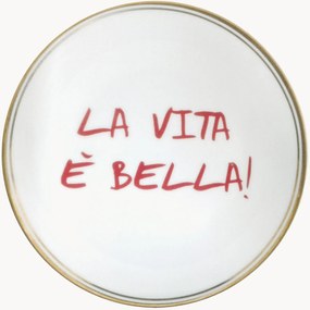 Prato para sobremesa artesanal Tavola Scomposta