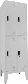 Cacifos Metálico Duplo 4 Cacifos 1900x600x500 mm Riva (desmontado)