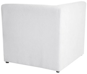 Sofá modular de 4 lugares em bombazine branco sujo LEMVIG Beliani