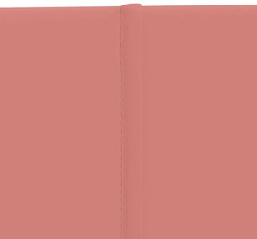 Painel de parede 12 pcs 90x15 cm veludo 1,62 m² rosa