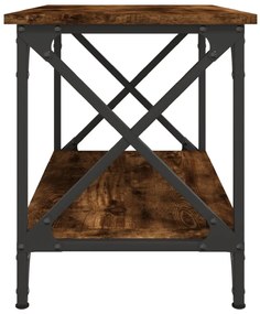 Mesa de apoio 55x38x45 cm derivados de madeira carvalho fumado