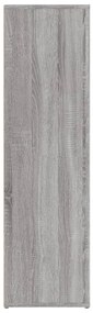 Aparador 80x30x106 cm derivados de madeira cinzento sonoma