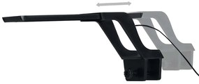Lâmpada de aquário LED com braçadeira 25-45 cm azul e branco