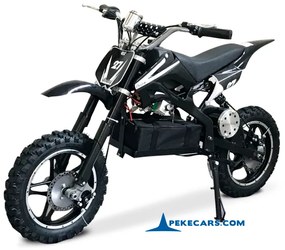 Moto criança eletrica Moto Cross 36V 800W Preta