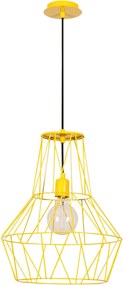 Candeeiro de Teto Fellini – Amarelo – 37 cm x 137 cm