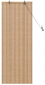 Persianas e Sombras de Janela Marrom Claro 60 x 160 cm Bambu