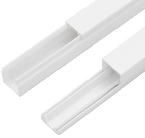 Calhas para cabos 10x10 mm 10 m PVC