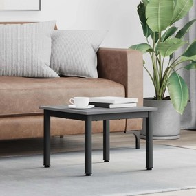 vidaXL Mesa de centro Cinza Sonoma 50 x 50 x 36 cm Madeira processada