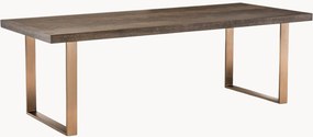 Mesa de jantar com tampo de madeira Melchior, vários tamanhos