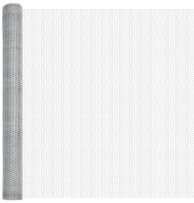 Postes de Cerca vidaXL 22 pcs U-Channel 160 cm Aço Galvanizado