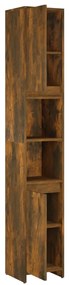 Armário WC 30x30x183,5 cm derivados de madeira carvalho fumado