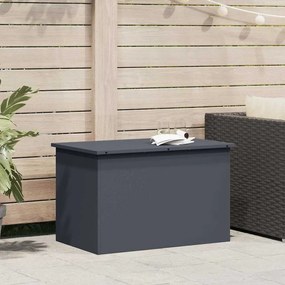 vidaXL Caixa de Armazenamento Externa Antracite 80 x 50.5 x 50 cm