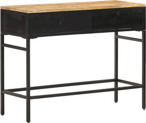 vidaXL Aparador 100x35x77 cm madeira de mangueira áspera maciça