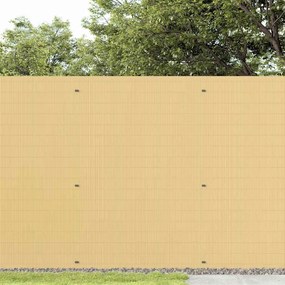 Cerca de jardim dupla face amarelo 1,8x5 m PVC