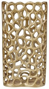 Vaso decorativo em metal dourado 33 cm SANCHI Beliani