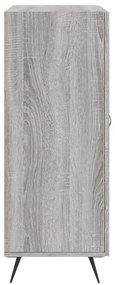 Aparador 69,5x34x90 cm derivados de madeira cinzento sonoma