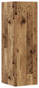Conjunto de armário TV de parede 6 pcs madeira madeira velha