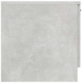 Mesa de cabeceira 40x39x40 cm cinzento cimento